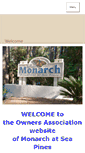 Mobile Screenshot of monarchowners.com