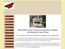 Tablet Screenshot of monarchowners.com